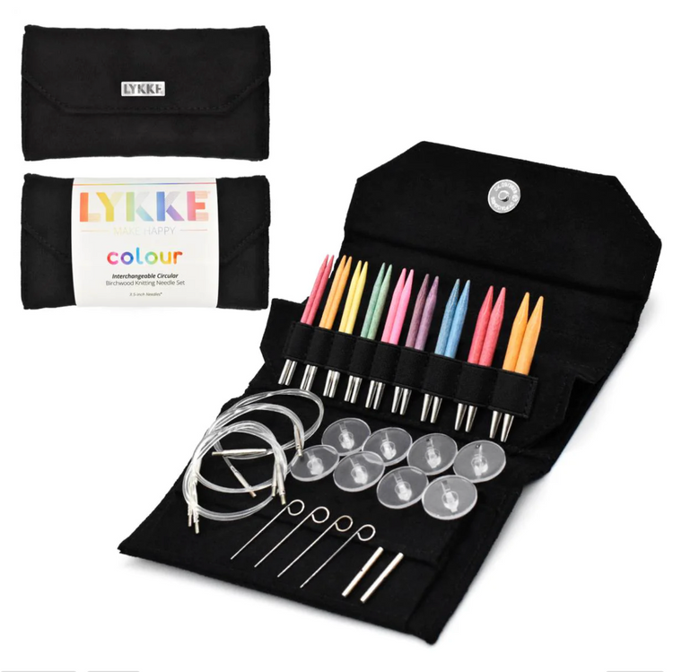 LYKKE Colour - Interchangeable Needle Set - Black Case