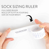 Sock Sizing Bracelet Ruler