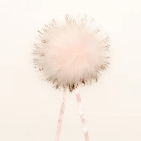 Faux-Fur Pom-Poms