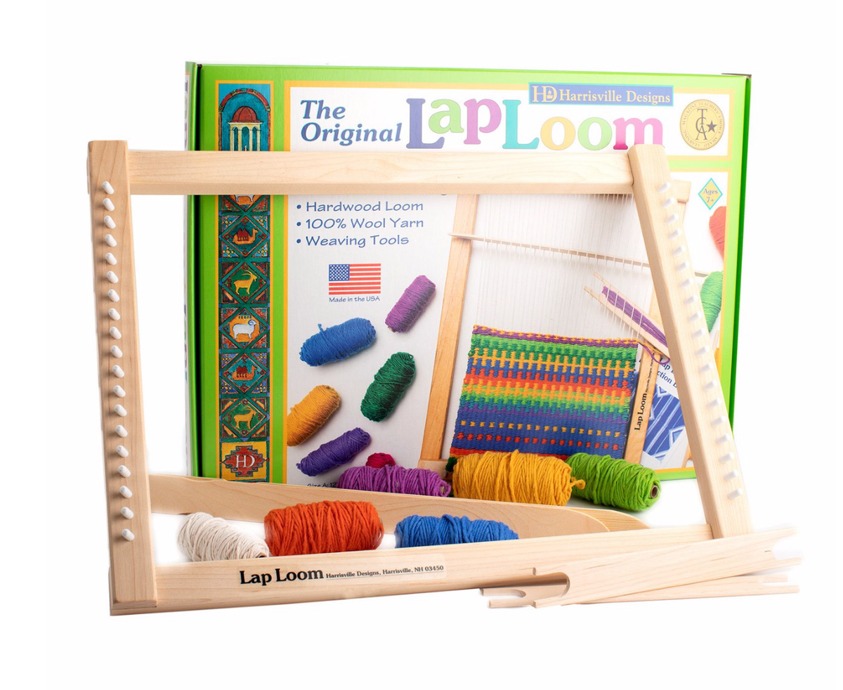 Harrisville Designs Friendly Loom Lotta Loops 7 Traditional Size Bright  Cotton Loops Makes 8 Potholders, Weaving, Crafts for Kids and Adults 